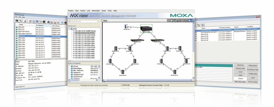 endüstriyel ağ yönetim paketi,moxa mxstudio endüstriyel ağ yönetim paketi