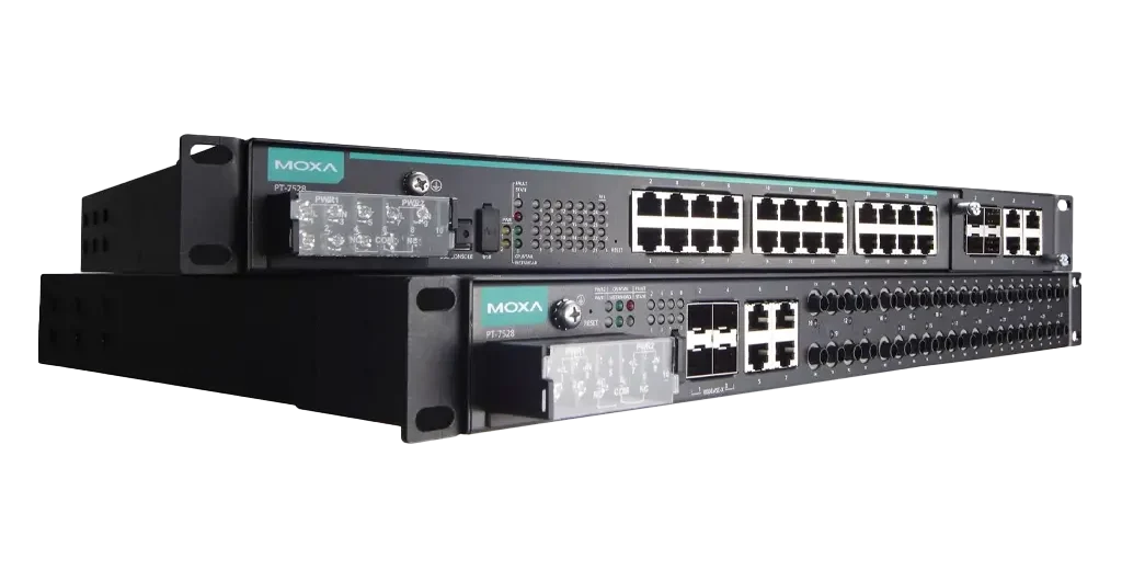 Moxa IEC 61850-3 Ethernet Switch, PT-7528 Serisi